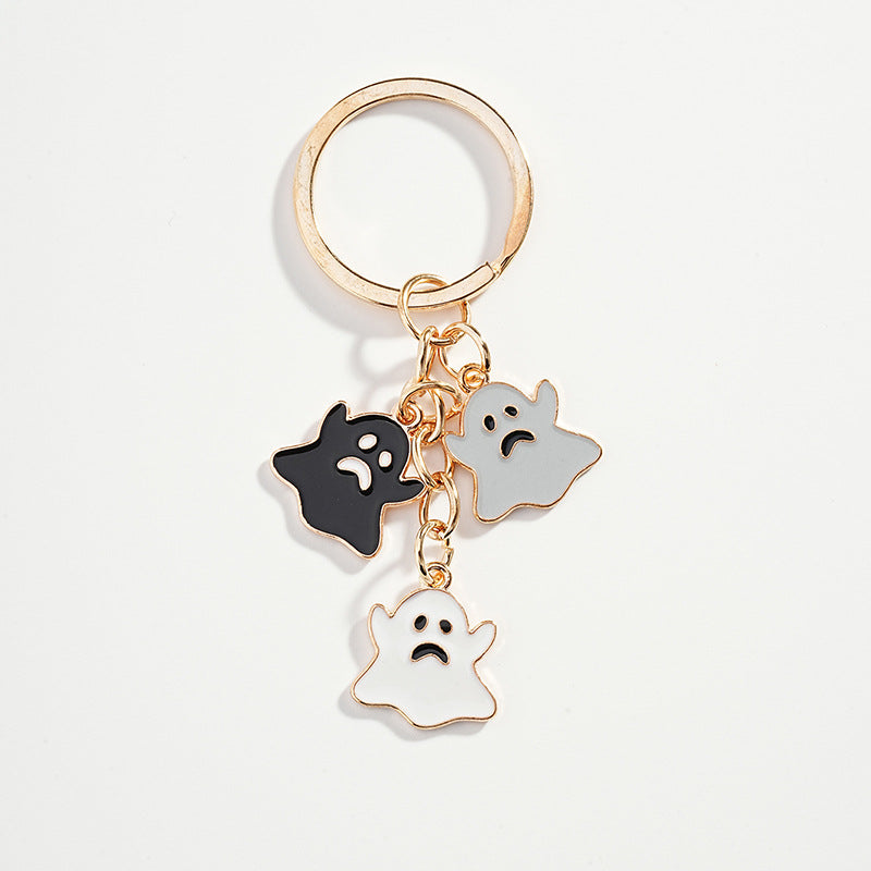 Wholesale Cartoon Ghost Stainless Steel Keychain